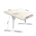 Bix Saiji A8 Ayarlanabilir USB Soğutuculu, 0-36° Açılı, 5 Kademeli Yükseklik Laptop ve Çalışma Masası Gri - Görsel 4