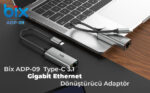 ADP-09 Type-C 3.1 Gigabit Ethernet Dönüştürücü Adaptör - Görsel 3