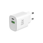 BX2P38 20W Type-C PD ve 18W USB QC 3.0 Çift Portlu Hızlı Şarj Cihazı Beyaz