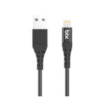 BX-IP01C iPhone İçin Ultra Güçlendirilmiş MFI Lightning Şarj Kablosu Siyah