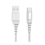 BX-UC01C USB Type-C Ultra Güçlendirilmiş Şarj Kablosu Beyaz