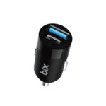 BXAC65C 65W PD Type-C & USB-A Çift Portlu Hızlı Şarj Özellikli Araç İçi Şarj Cihazı - Siyah