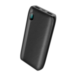 BXPB23 20000mAh 20W PD Type-C ve USB-A SCP 22.5W QC 3.0 Üç Çıkışlı LED Ekranlı Powerbank Siyah