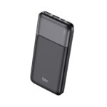 BXPB12 10000mAh Çift USB Çıkışlı ve LED Bildirimli Portatif Powerbank Siyah