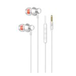 HF02A Hi-Fi ve Extra Bass Özellikli Mikrofonlu Kulak içi Kulaklık Beyaz