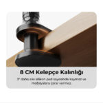 Bix Saiji IVY-4 Plus 120 cm 360° Derece Dönebilen, Ayarlanabilir ve Dayanıklı 4.7-12.9" inç Esnek Kollu Flexible Akrobat Telefon Tablet Tutucu IVYIV-PLUS - Görsel 2