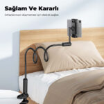 Bix Saiji IVY-4 Plus 120 cm 360° Derece Dönebilen, Ayarlanabilir ve Dayanıklı 4.7-12.9" inç Esnek Kollu Flexible Akrobat Telefon Tablet Tutucu IVYIV-PLUS - Görsel 5