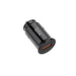 BX1A18W QC 3.0 18W USB-A Araç Şarj Aleti iPhone & Android Mini Araç içi Şarj Cihazı Siyah
