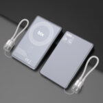 PB114 5000mAh 20W Dahili Type-C Kablolu 15W Manyetik Kablosuz Şarj Özellikli Portatif Powerbank Taşınabilir Hızlı Şarj Cihazı - Görsel 5