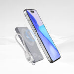PB114 5000mAh 20W Dahili Type-C Kablolu 15W Manyetik Kablosuz Şarj Özellikli Portatif Powerbank Taşınabilir Hızlı Şarj Cihazı - Görsel 7
