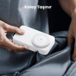 TPS01 Gece Işıklı 3'ü 1 Arada Akıllı Telefon TWS Kulaklık ve Akıllı Saatler için Çok Fonksiyonlu Kablosuz Şarj Cihazı Siyah - Görsel 7