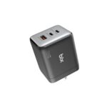 BX3P102G GaN 100W 3 Portlu USB-C + USB-A Şarj Aleti iPhone & Macbook & Android Uyumlu PD 3.0 Type-C Hızlı Şarj Cihazı
