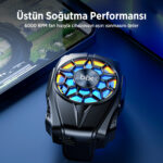 BXCP03G Ultra Sessiz ve Güçlü Telefon Soğutucu Fan Kablolu Kullanım, 4.5-7 inç Cihazlarla Uyumlu, Oyuncular İçin Özel Tasarım - Görsel 5