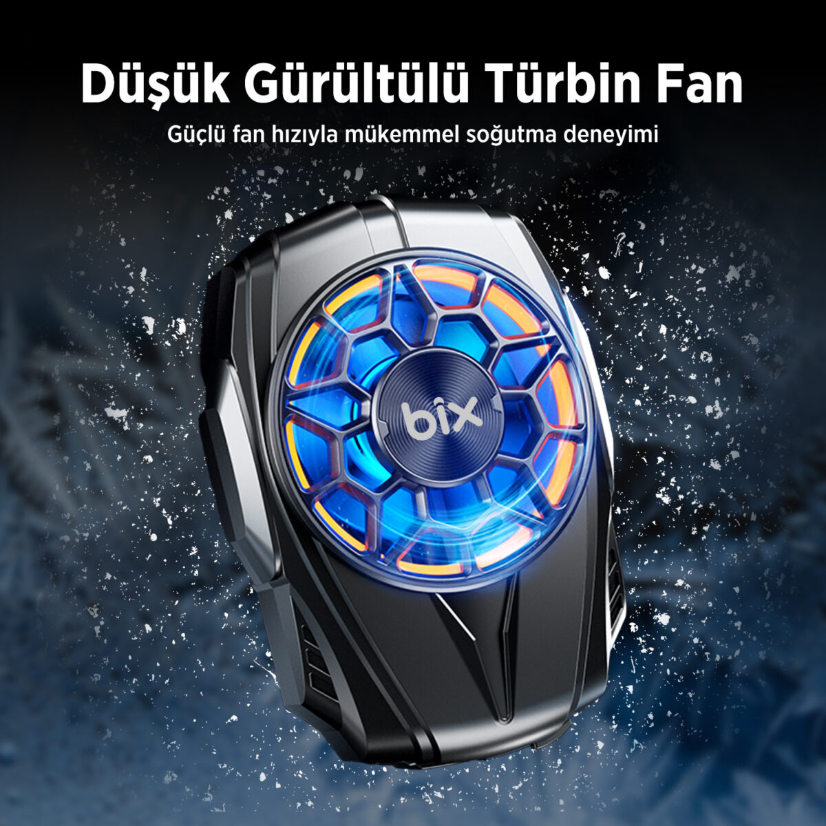 BXCP03G Ultra Sessiz ve Güçlü Telefon Soğutucu Fan Kablolu Kullanım, 4.5-7 inç Cihazlarla Uyumlu, Oyuncular İçin Özel Tasarım - Görsel 4