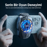 BXCP03G Ultra Sessiz ve Güçlü Telefon Soğutucu Fan Kablolu Kullanım, 4.5-7 inç Cihazlarla Uyumlu, Oyuncular İçin Özel Tasarım - Görsel 9