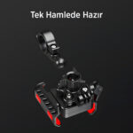 BPH03 Gidon Bağlantılı 360° Derece Ayarlanabilir 3.5”-7.2” Telefonlar ile Uyumlu Handlebar Motosiklet Bisiklet Telefon Tutucu - Görsel 4