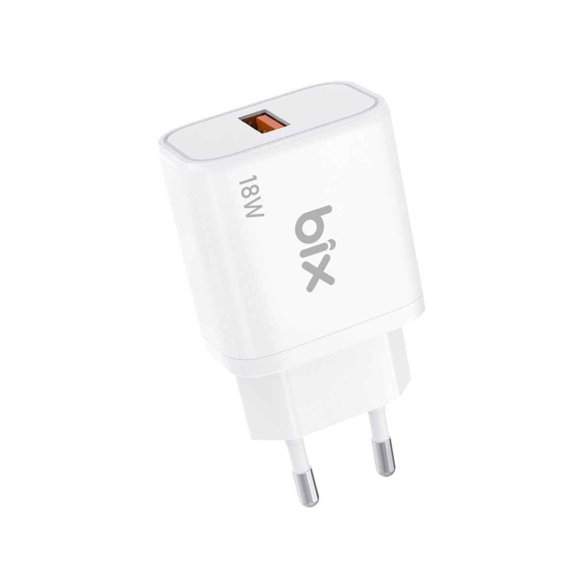 BXQC18 USB-A 18W QC 3.0 Akıllı Çipli ve Kısa Devre Korumalı Hızlı Şarj Adaptörü Beyaz - Görsel 2
