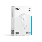 BXPD22 20W USB-C PD 3.0 Akım Korumalı Hızlı Şarj Adaptörü Beyaz - Görsel 6