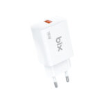 BXQC18 USB-A 18W QC 3.0 Akıllı Çipli ve Kısa Devre Korumalı Hızlı Şarj Adaptörü Beyaz
