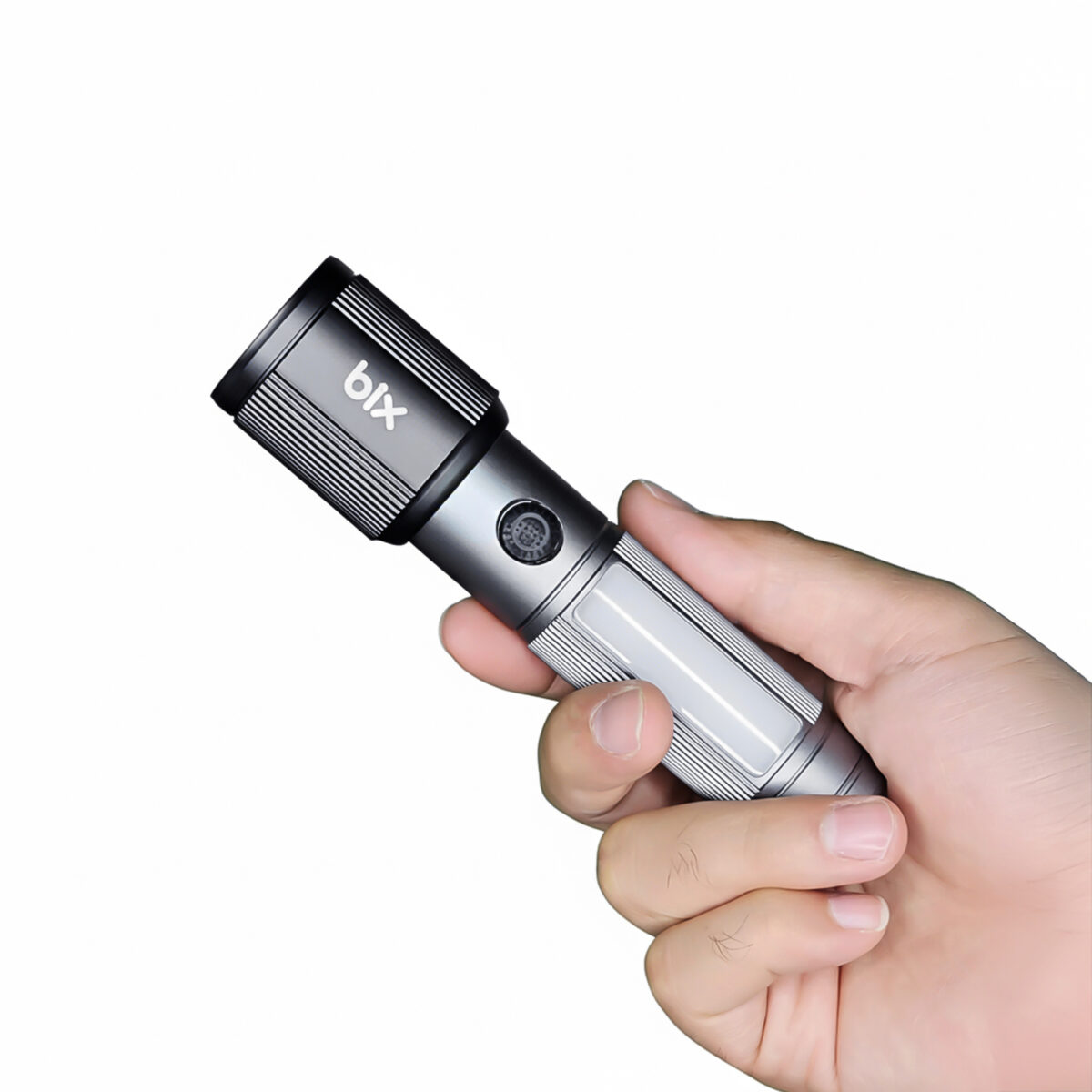 Flashlight BX2153FL 7W LED, Max. 330 Lümen Parlaklık ve 325 Metreye Kadar Menzilli 2000mAh Şarj Edilebilir Manyetik Cob LED Gövdeli Kompakt El Feneri - Görsel 2