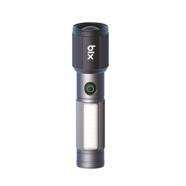 Flashlight BX2153FL 7W LED, Max. 330 Lümen Parlaklık ve 325 Metreye Kadar Menzilli 2000mAh Şarj Edilebilir Manyetik Cob LED Gövdeli Kompakt El Feneri