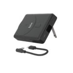 PB117 10000mAh PD20W Hızlı Şarj USB-C Çıkışlı Kablosuz MagSafe Telefon Stant Özellikli Mini Powerbank Siyah - Görsel 2