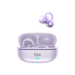 OWS1 Bluetooth 5.4 Ultra Hafif Open-Ear Tasarım Klipsli Kablosuz Kulak İçi Kulaklık Mor
