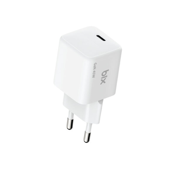 BX1P46G-WT GaN 45W Type-C PPS/AVS Destekli Hızlı Şarj Cihazı Beyaz
