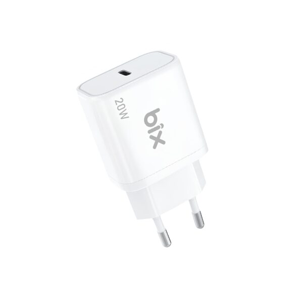 BXPD23 20W USB-C PD 3.0 Akım Korumalı Hızlı Şarj Adaptörü Beyaz