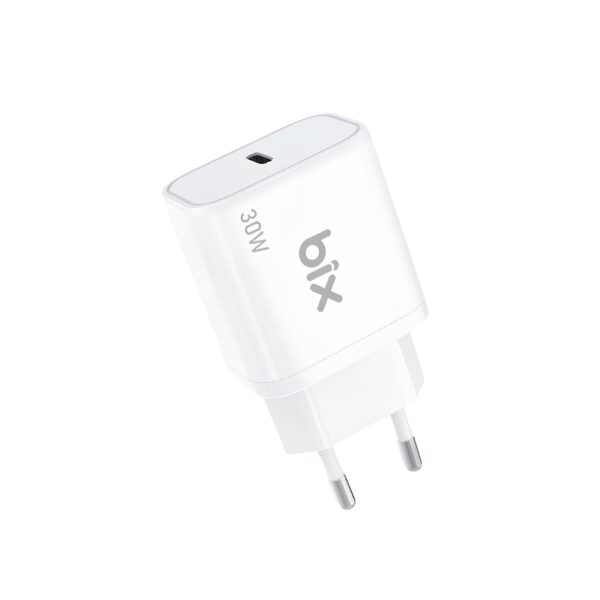 BXPD32 30W USB-C PD 3.0 Akım Korumalı Hızlı Şarj Adaptörü Beyaz