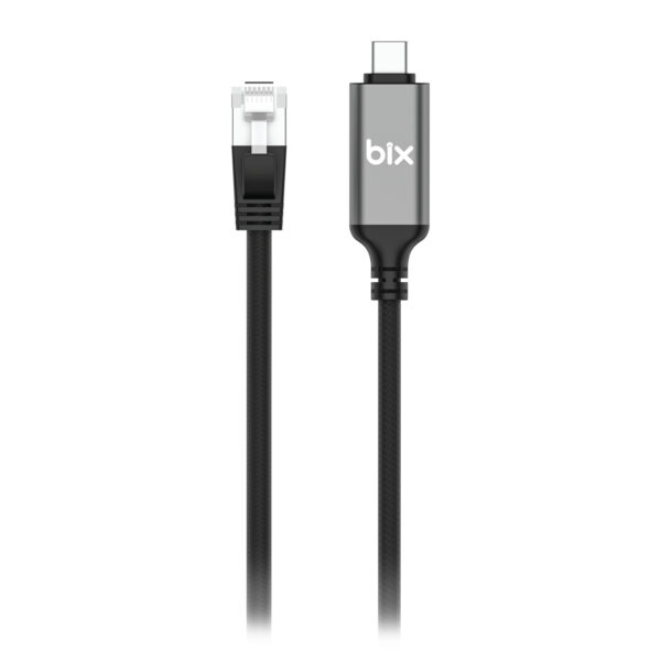 C6C01 USB-C to RJ45 1000Mbps Gigabit Ethernet Dönüştürücü CAT6 Kablo 1 Metre Thunderbolt 3/4/5, Mac/Windows/iPad/Android Uyumlu