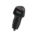 BXACP52W 52.5W Çift Portlu Type-C ve USB-A Araç İçi Hızlı Şarj Cihazı Siyah