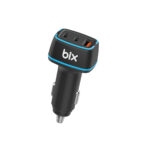 BXACP82W 82.5W Üç Portlu 2x Type-C ve USB-A Araç İçi Hızlı Şarj Cihazı Siyah