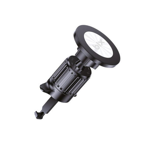 BXCH14 360° Ayarlanabilir Hava Menfezi için Metal Kancalı Manyetik Araç İçi Telefon Tutucu Siyah