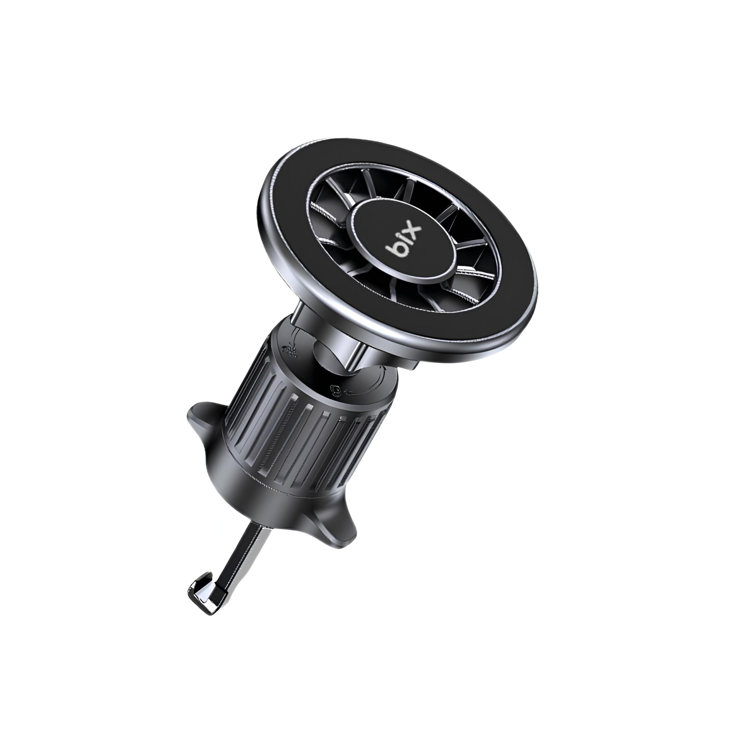 bxch13-bka BXCH13 360° Ayarlanabilir Hava Menfezi için Metal Kancalı Manyetik Araç İçi Telefon Tutucu Siyah - Görsel 1