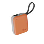 PB119 10000mAh PD 20W Cep Boyu Kompakt Tasarımlı Dijital Göstergeli Mini Powerbank Taşınabilir Hızlı Şarj Cihazı Turuncu