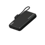 PB121 Qi2 25W Kablosuz Magsafe PD 3.0 10000mAh Semi-Solid State Bataryalı Powerbank Dahili USB-C Kablolu Taşınabilir Hızlı Şarj Cihazı Siyah - Görsel 3