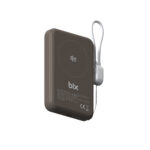 PB121 Qi2 25W Kablosuz Magsafe PD 3.0 10000mAh Semi-Solid State Bataryalı Powerbank Dahili USB-C Kablolu Taşınabilir Hızlı Şarj Cihazı Kahverengi - Görsel 2