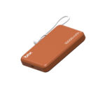 PB121 Qi2 25W Kablosuz Magsafe PD 3.0 10000mAh Semi-Solid State Bataryalı Powerbank Dahili USB-C Kablolu Taşınabilir Hızlı Şarj Cihazı Turuncu - Görsel 2