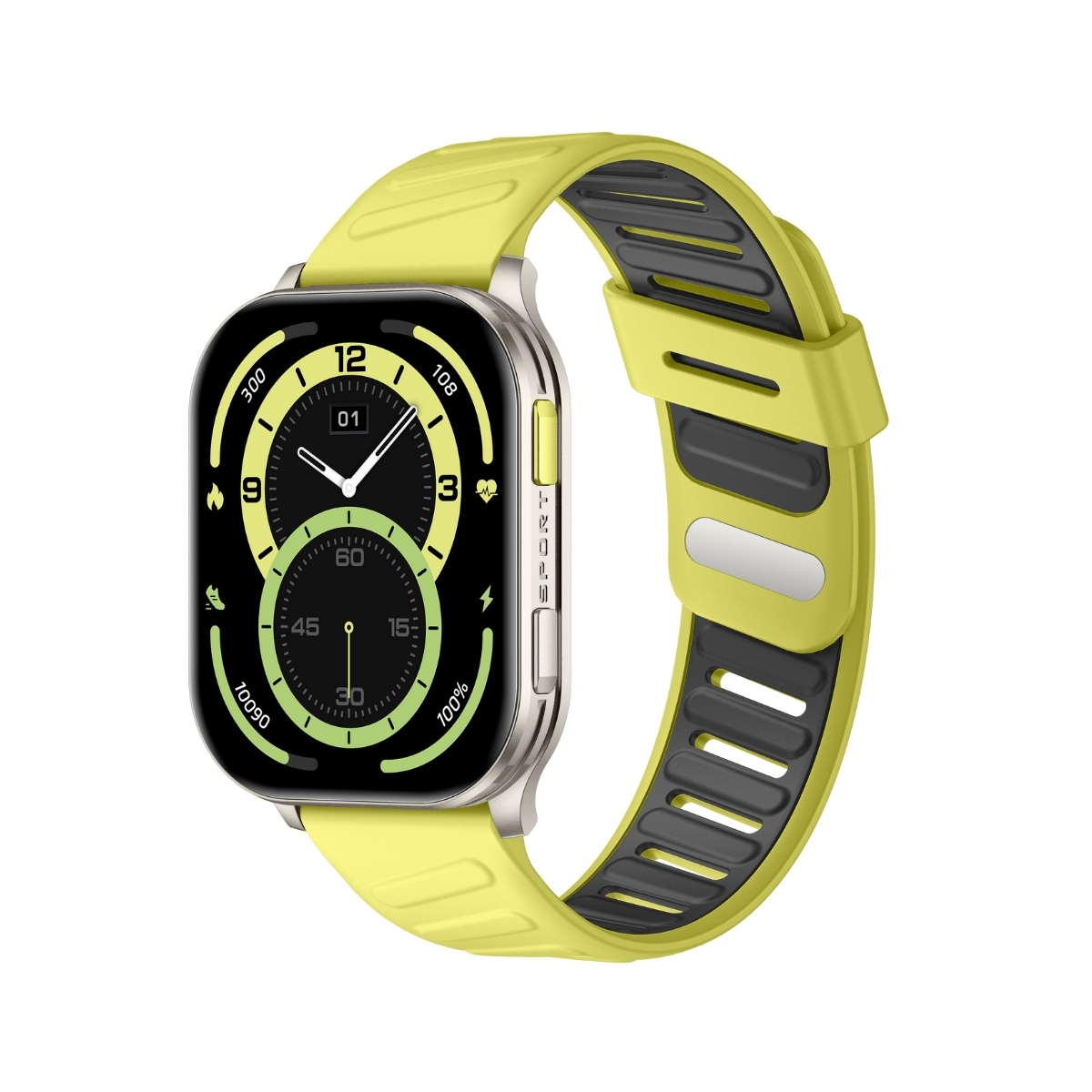 tsw4-kj1 TSW4 47mm Ultra İnce 2.04” AMOLED Ekranlı Akıllı Saat Yeşil – Dahili LED Fenerli, Bluetooth Aramalı, Nabız & SpO₂ Ölçer, iOS ve Android Uyumlu - Görsel 1