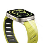 TSW4 47mm Ultra İnce 2.04” AMOLED Ekranlı Akıllı Saat Yeşil – Dahili LED Fenerli, Bluetooth Aramalı, Nabız & SpO₂ Ölçer, iOS ve Android Uyumlu - Görsel 2