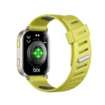 TSW4 47mm Ultra İnce 2.04” AMOLED Ekranlı Akıllı Saat Yeşil – Dahili LED Fenerli, Bluetooth Aramalı, Nabız & SpO₂ Ölçer, iOS ve Android Uyumlu - Görsel 3